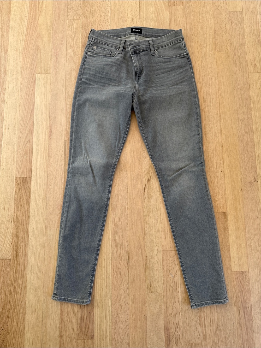Hudson “Krista super skinny” Gray Jeans